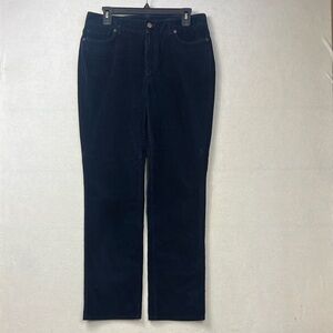L.L. Bean Women’s Size 10 Favorite Fit Corduroy Pants Navy Blue